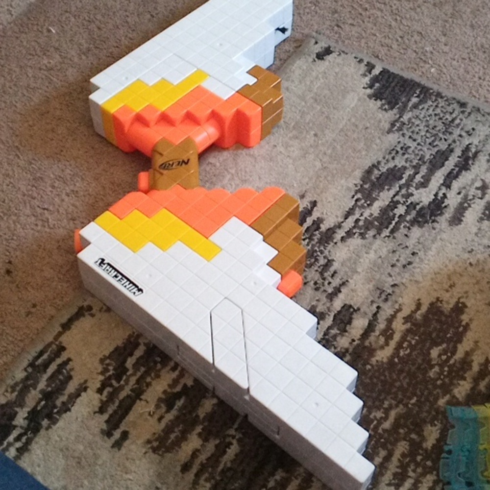 Minecraft Nerf Gun Bow and Arrow